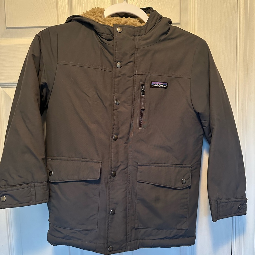 Youth Patagonia Charcoal Jacket with Zip